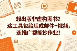 非虚构图书出版全流程工具包 含签约推广模板及双语教程
