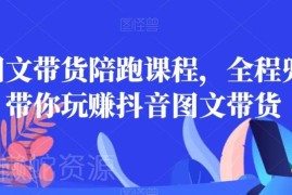 皮皮抖音图文带货陪跑课程 从搭建到变现全流程实操教学