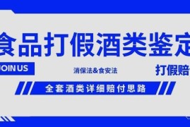 酒类食品鉴定及打假赔付方法 合法索赔全套操作思路揭秘