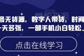 视频号无货源数字人带货实操教程 小白用手机即可轻松上手