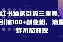 小红书创业粉引流实操攻略 3招实现单日引流100+精准用户