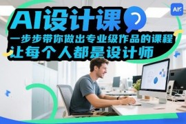 零基础可学AI设计实战课 手把手教你产出各类专业级视觉作品
