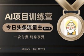 AI项目系列训练营干货 公众号流量主及今日头条实操玩法