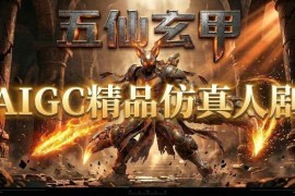 零基础学AIGC五仙机甲风仿真人短剧 保姆级实操全流程教学