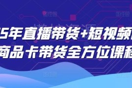 2025年直播+短视频图文商品卡带货全阶课程 含千川投流实操技巧