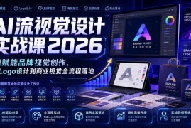 2026版AI流视觉设计实战课 从Logo到商业视觉全流程教学