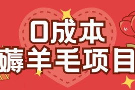 0成本手机薅羊毛项目分享 无需投入单机操作1小时收益30+