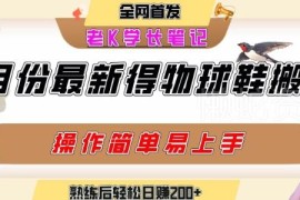 2024年7月最新得物视频及球鞋搬砖玩法 多号矩阵操作快速起号