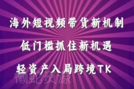 2024TikTok跨境带货实操教程 低门槛轻资产入局海外短视频赛道