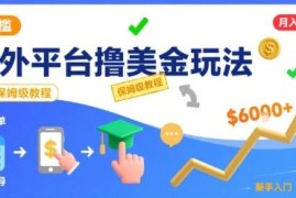 零门槛国外平台撸美金实操玩法 保姆级教程附真实收益参考