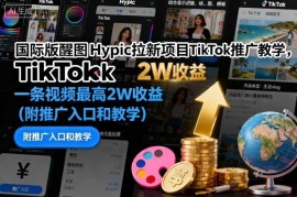 国际版醒图Hypic拉新TikTok推广教学 附申请入口及收益规则