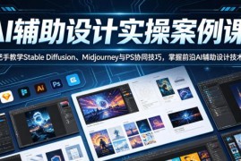AI辅助设计实操案例课 掌握SD/Midjourney与PS协同设计技巧