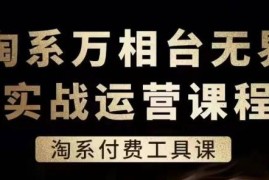 淘系万相台无界实战运营教程 付费推广全场景玩法详解