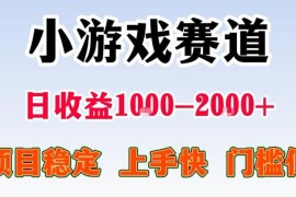 2024不露脸直播小游戏变现项目 低门槛易上手适合新手操作