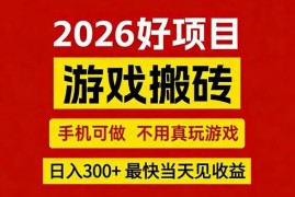 2026年CSGO游戏搬砖项目介绍 全自动操作无需玩游戏支持手机操作