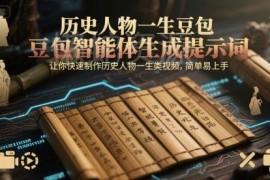 使用豆包智能体生成历史人物一生提示词 短视频快速制作教程