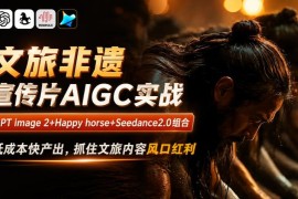 AIGC文旅非遗宣传片制作实战教程 低成本高效抢占内容风口