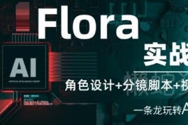 Flora AI创意实战课 从角色设计分镜到视频生成全流程教学