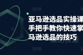 亚马逊选品实操课程分享 手把手教你掌握全流程选品实用技巧