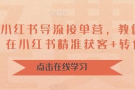 16天小红书导流接单营 从获客引流到转化成交全流程教程