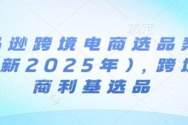 2025年更新亚马逊跨境电商选品案例 全类目利基选品实操指南