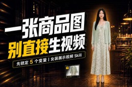 AI生成女装展示视频总翻车？锁定5个核心变量稳定产出优质内容