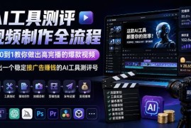 AI工具测评短视频制作全流程 从零打造可接商单的高完播运营号