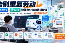 Codex+Skill智能办公自动化进阶课 用AI处理办公任务提升效率
