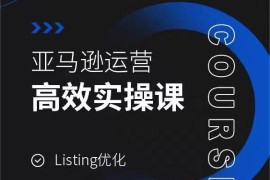 亚马逊运营高效实操课：Listing优化技巧与选品思路全讲解