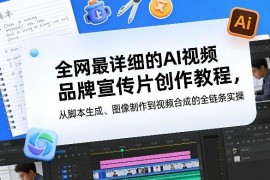 AI视频品牌宣传片创作全教程 从脚本到合成全链条实操拆解