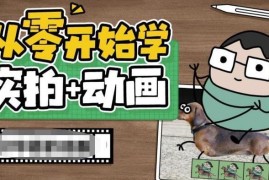 2023零基础实拍加动画教程 全流程创意视频创作教学