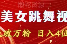 2024AI美女跳舞视频项目玩法 5天涨粉万+多渠道变现方式解析