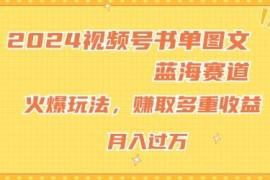 2024视频号书单图文蓝海赛道玩法 多重变现小白上手实操指南