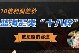 冷门蓝海品类十八籽高利润玩法 小红书无货源实操完整教程