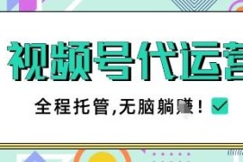 视频号代运营托管合作模式解析 零操作单月变现方法详解