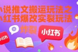 小红书小说推文搬运爆改玩法 全流程实操步骤及运营要点解析