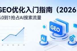 2026版GEO优化入门全指南 从0到1掌握AI搜索流量获取方法