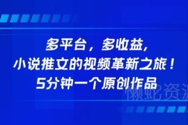 小说推文聊天记录创新玩法教学 5分钟产出原创作品多平台赚收益