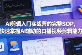 AI剪辑入门实战营完整SOP 快速掌握AI辅助口播视频剪辑技能