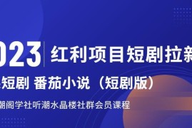 2023短剧拉新红利项目 红果番茄小说CPA拉新操作教程详解