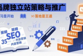 DTC品牌独立站策略与推广教程 建站获客全流程落地指南