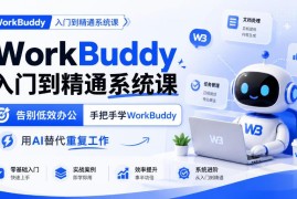 WorkBuddy入门到精通系统教程 零基础掌握AI办公提效方法
