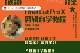 FCPX剪辑系统课 零基础入门到进阶全阶段技能提升教程