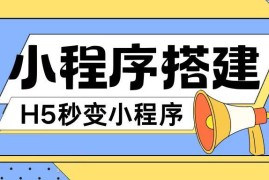 零基础无代码网页转微信小程序教程 小白看完即可上手操作
