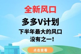 2023多多V计划项目玩法拆解 多多视频小红书双端收益获取指南