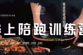 美食摄影线上陪跑课 零基础美食短视频拍摄剪辑全流程教程
