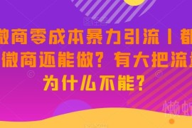 2023年微商还值得做吗 零成本新手私域引流玩法全解析