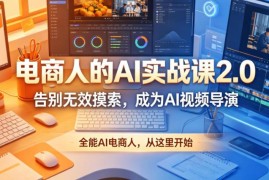 电商人AI实战课2.0 系统掌握AI视频制作 提升电商运营效率