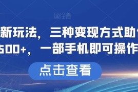 搞笑号最新玩法及三种变现方式 仅需一部手机即可操作盈利