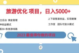 7.22最新旅游卡创业项目 独立后台含35+全国线路运营模式详解
